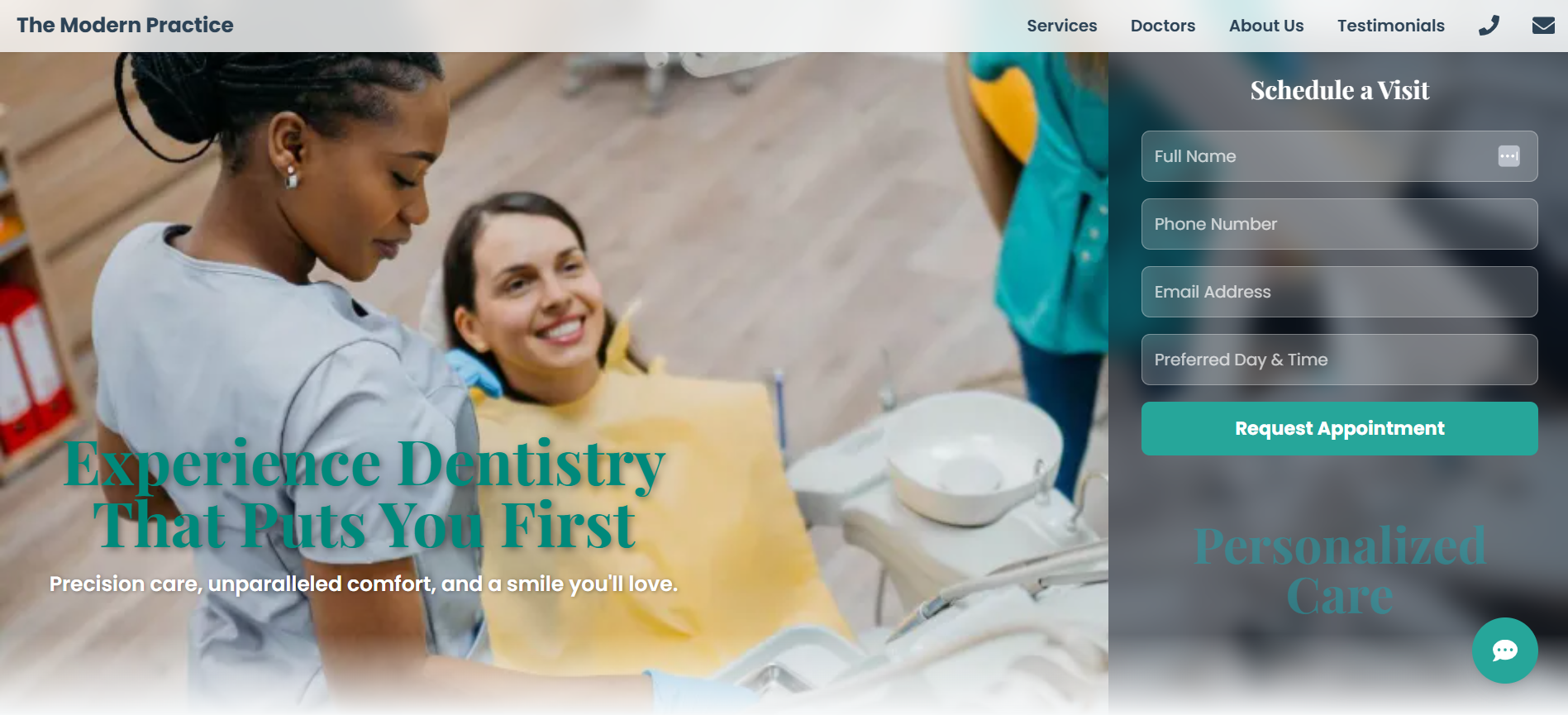 The Modern Practice - Next.js Dental Showcase